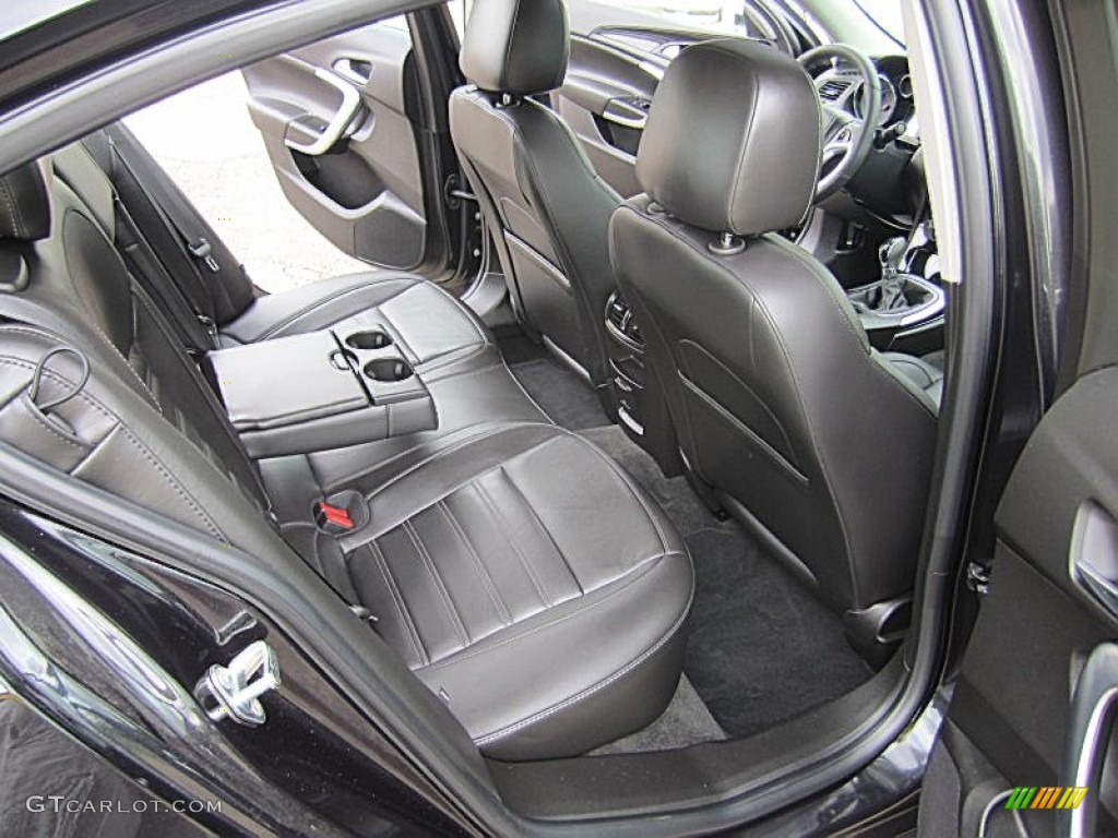 Ebony Interior 2012 Buick Regal GS Photo #68661669