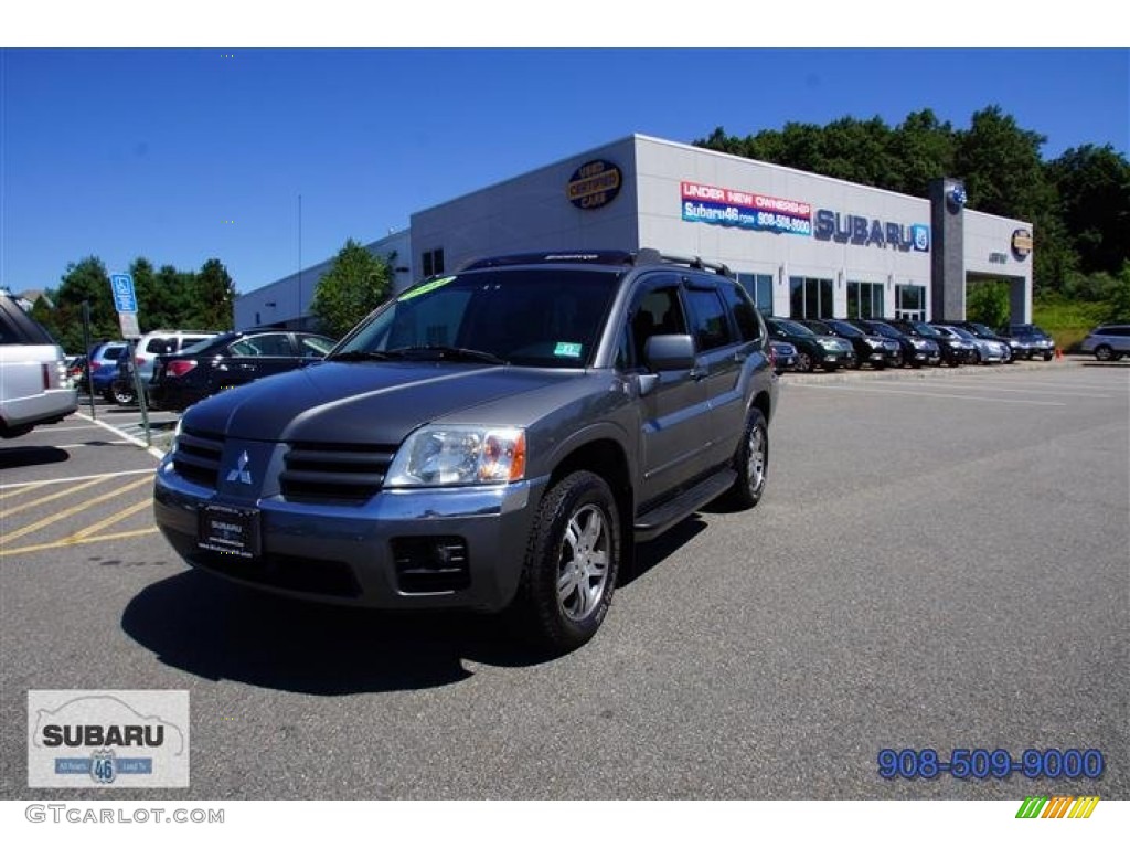 2004 Endeavor XLS AWD - Titanium Gray Pearl / Charcoal Gray photo #62