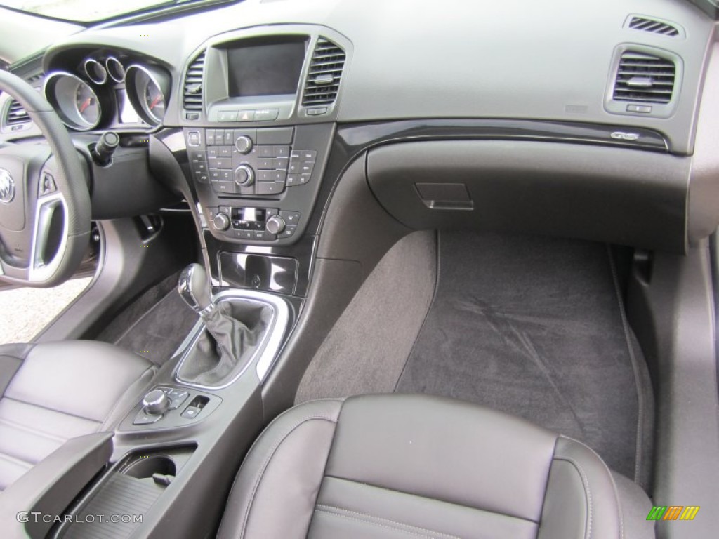 2012 Buick Regal GS Ebony Dashboard Photo #68661714