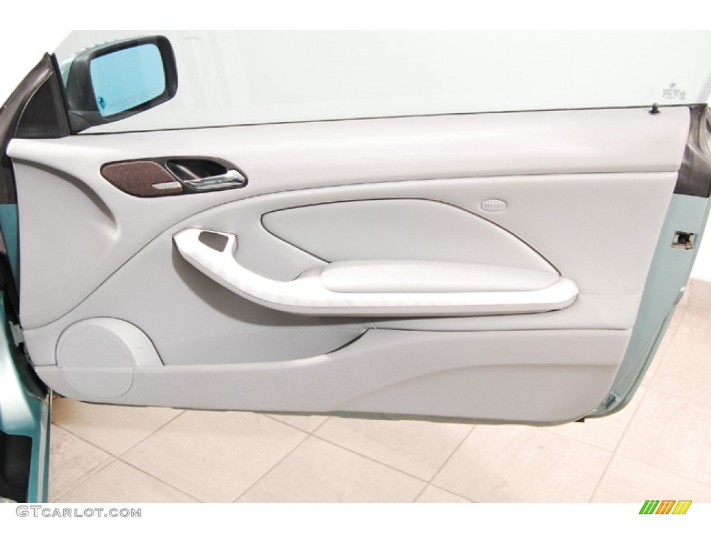 2004 BMW 3 Series 330i Coupe Grey Door Panel Photo #68662350