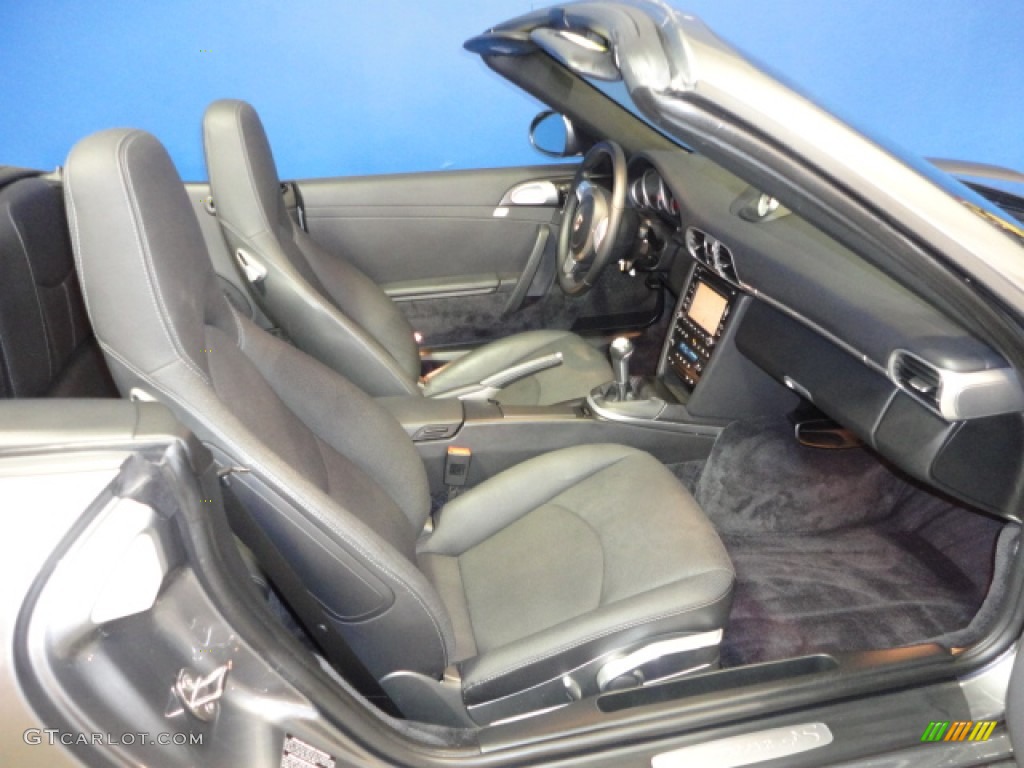 Black Interior 2009 Porsche 911 Carrera 4S Cabriolet Photo #68662410