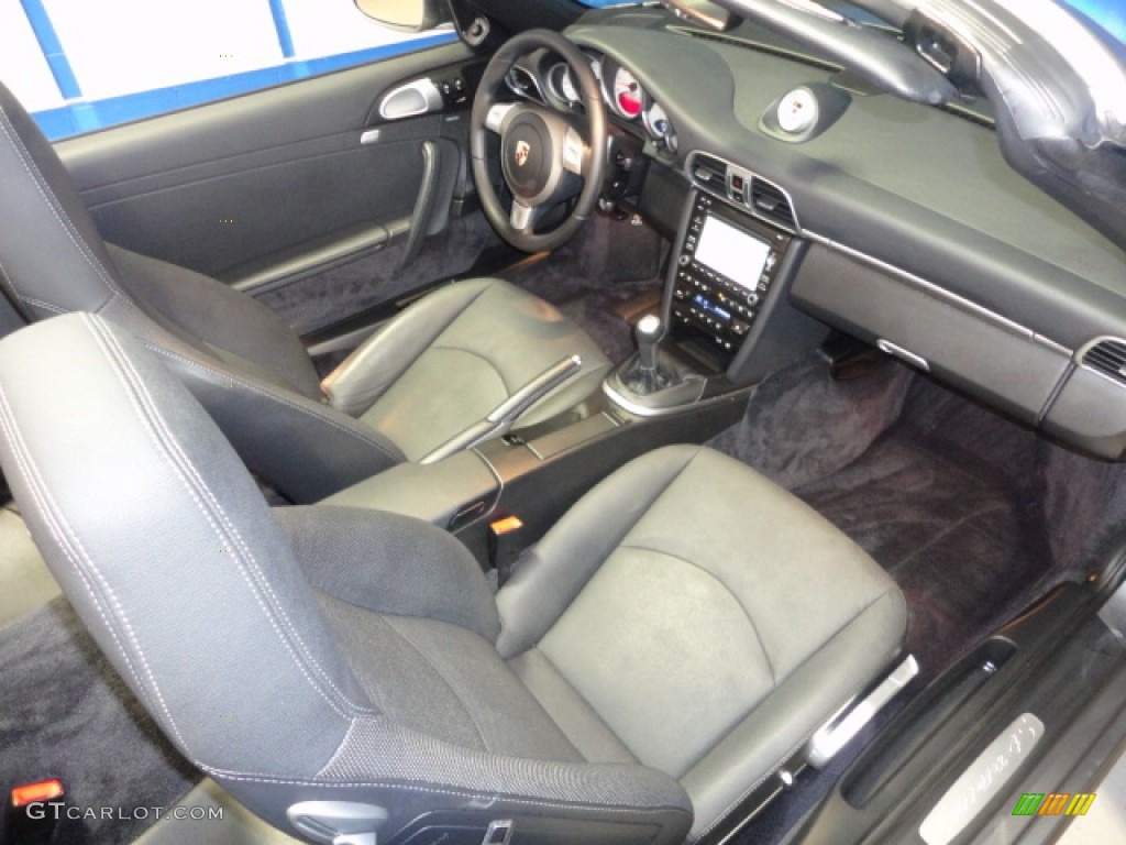 Black Interior 2009 Porsche 911 Carrera 4S Cabriolet Photo #68662443