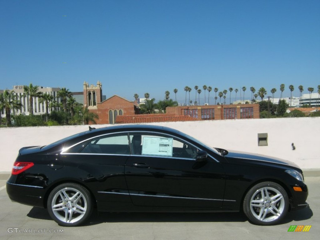 Black 2013 Mercedes-Benz E 350 Coupe Exterior Photo #68662599