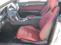 Red/Black 2013 Mercedes-Benz E 350 Coupe Interior