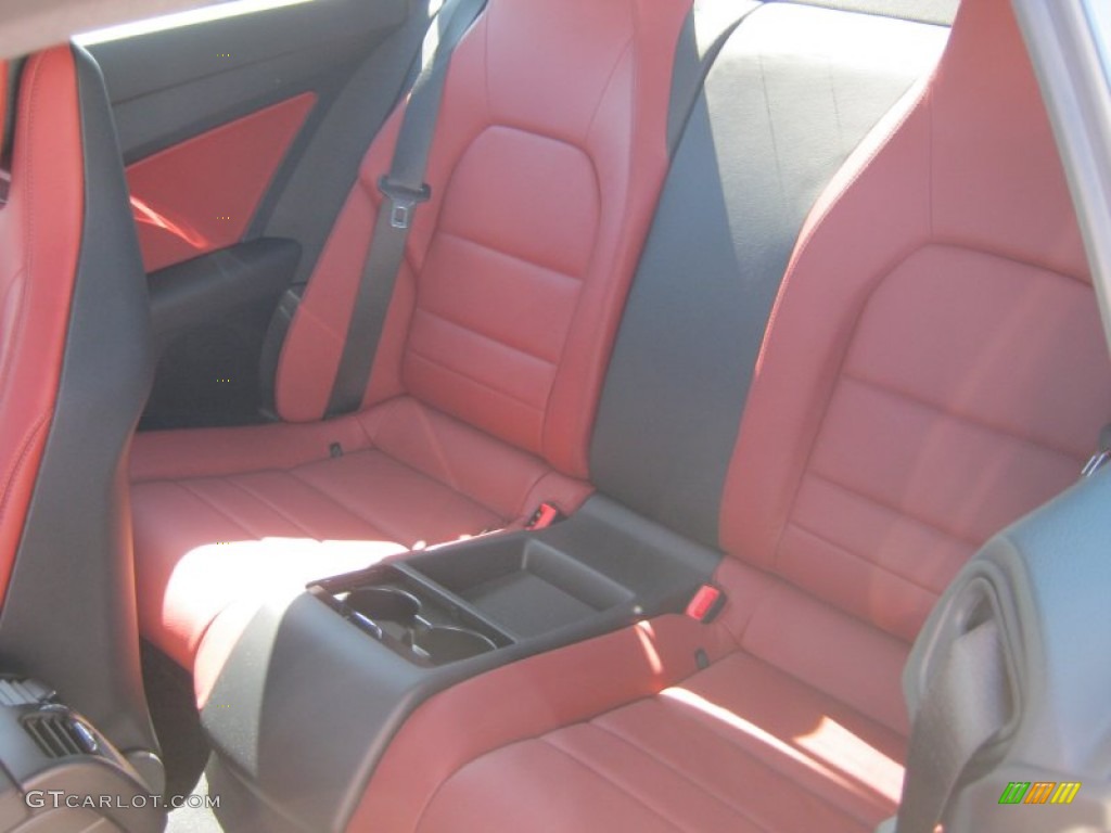 Red/Black Interior 2013 Mercedes-Benz E 350 Coupe Photo #68662728