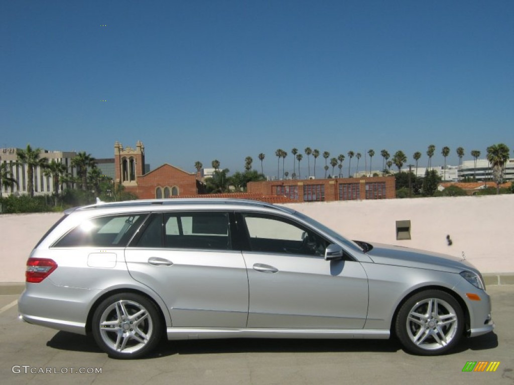 Iridium Silver Metallic 2013 Mercedes-Benz E 350 4Matic Wagon Exterior Photo #68662866
