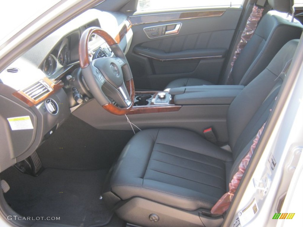 Black Interior 2013 Mercedes-Benz E 350 4Matic Wagon Photo #68662902