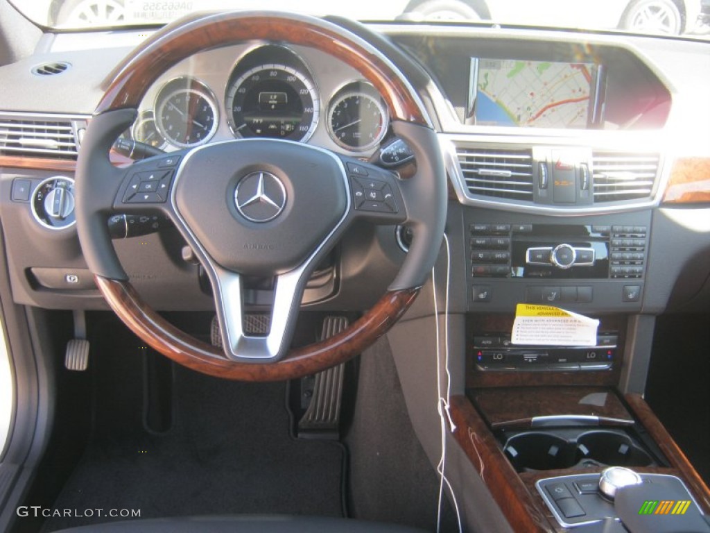 2013 Mercedes-Benz E 350 4Matic Wagon Black Dashboard Photo #68662917