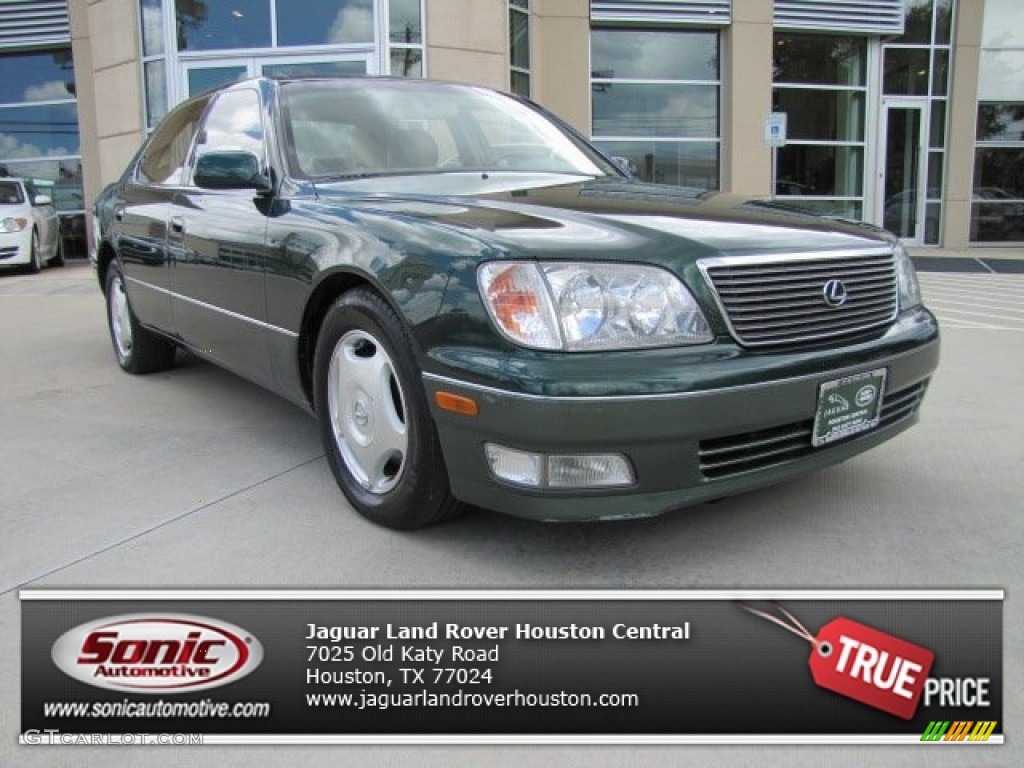 1998 LS 400 - Dark Green Pearl / Ivory photo #1