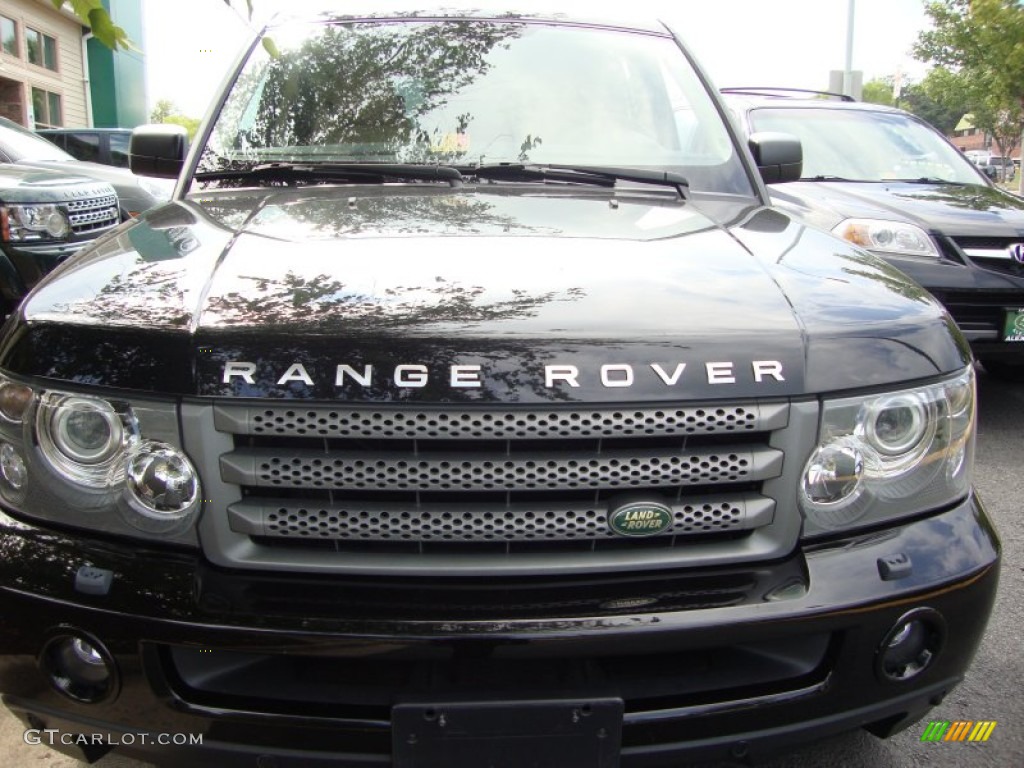 2009 Range Rover Sport HSE - Santorini Black / Almond/Nutmeg photo #1