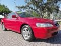 1999 San Marino Red Honda Accord EX V6 Coupe  photo #7