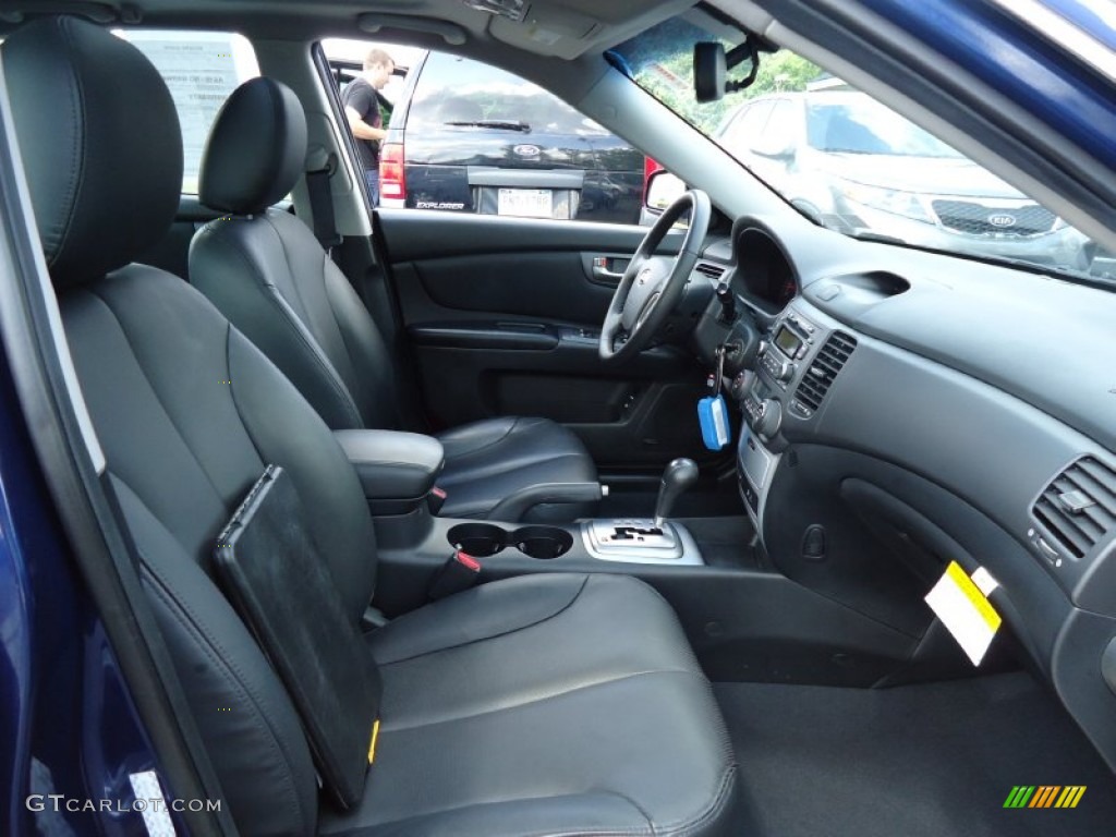 2008 Optima LX - Deep Ocean Blue / Black photo #13