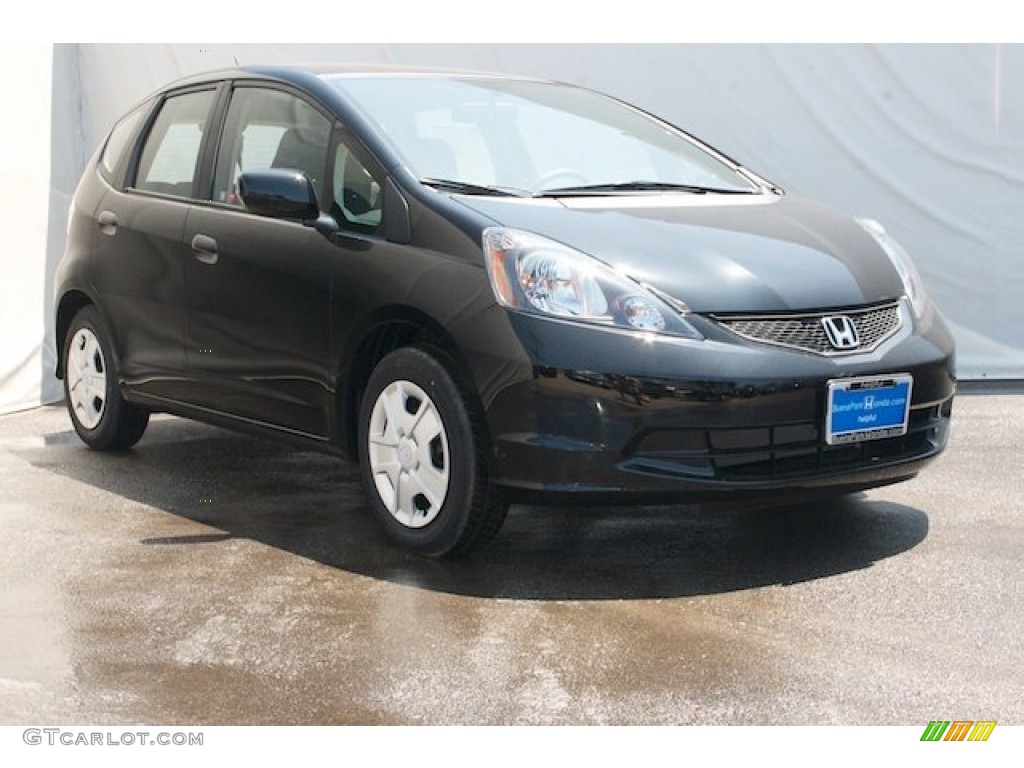 2012 Fit  - Crystal Black Pearl / Gray photo #1