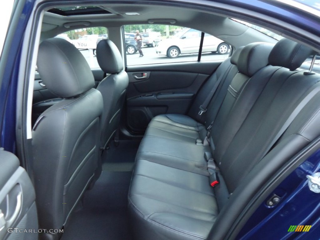 2008 Optima LX - Deep Ocean Blue / Black photo #16