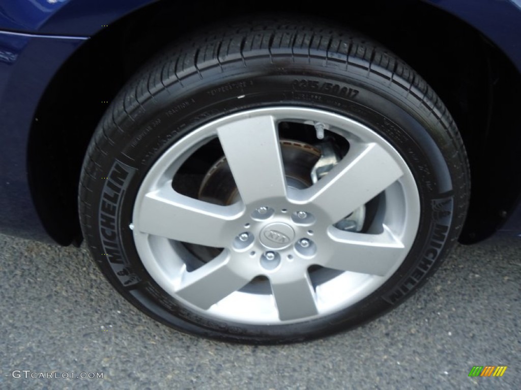 2008 Optima LX - Deep Ocean Blue / Black photo #19