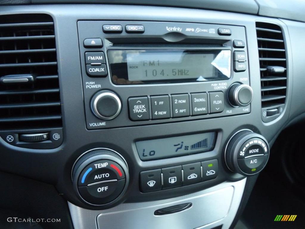2008 Optima LX - Deep Ocean Blue / Black photo #20