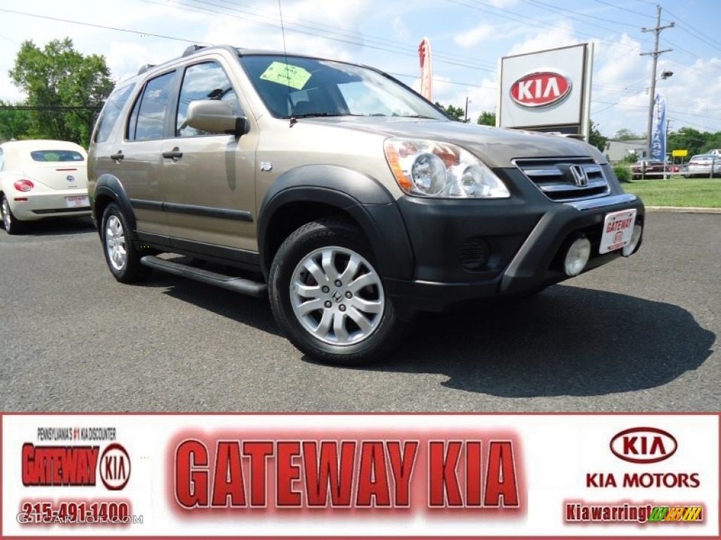 2005 CR-V EX 4WD - Sahara Sand Metallic / Black photo #1