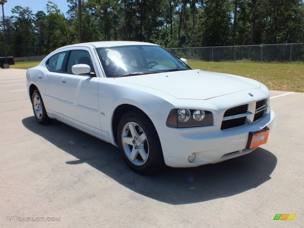 2010 Charger SXT - Stone White / Dark Slate Gray photo #1