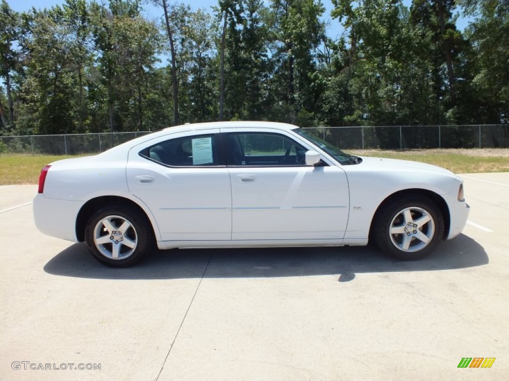 2010 Charger SXT - Stone White / Dark Slate Gray photo #2