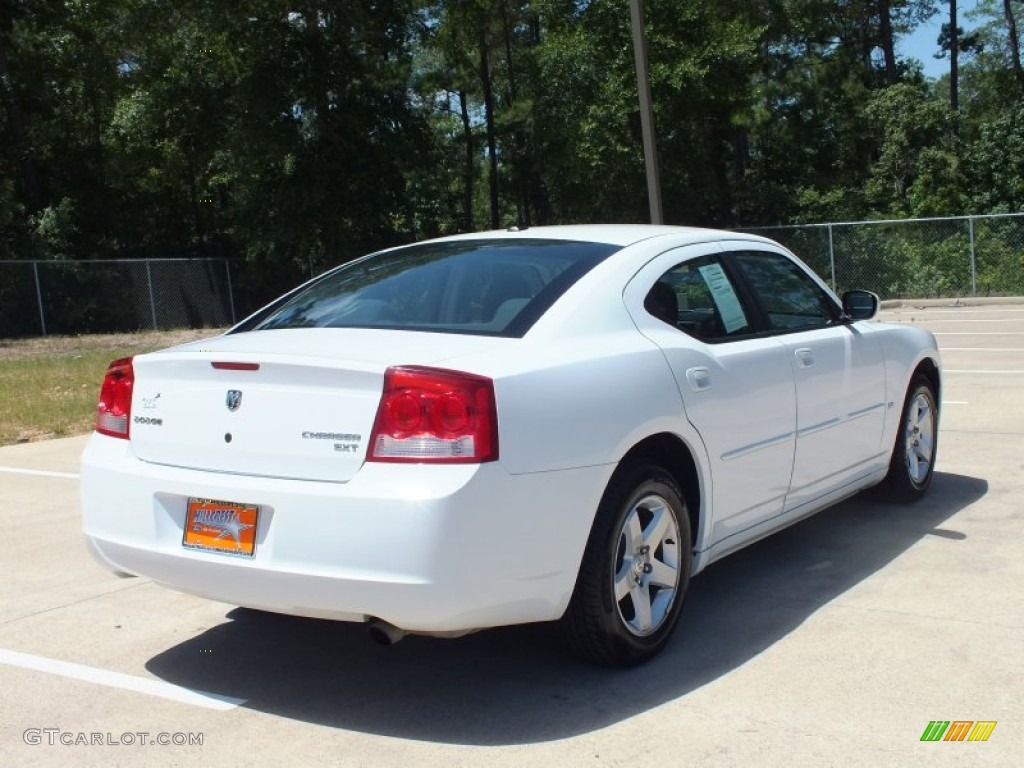 2010 Charger SXT - Stone White / Dark Slate Gray photo #5