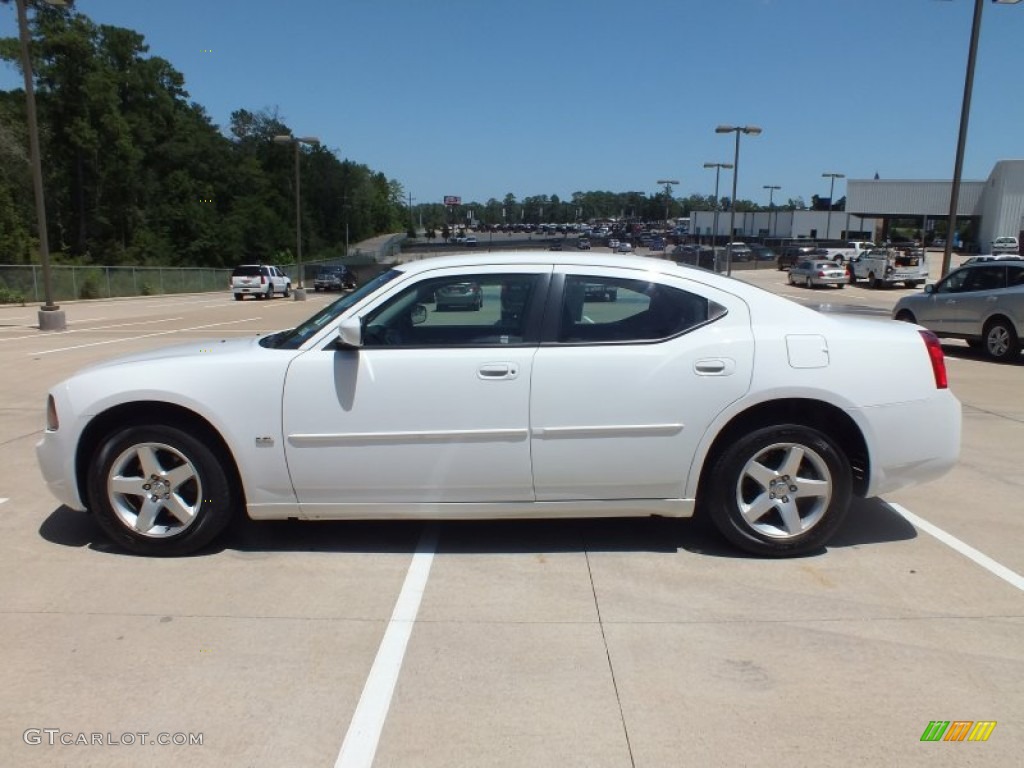 2010 Charger SXT - Stone White / Dark Slate Gray photo #8