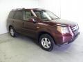 2008 Dark Cherry Pearl Honda Pilot EX-L  photo #1