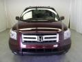 2008 Dark Cherry Pearl Honda Pilot EX-L  photo #2