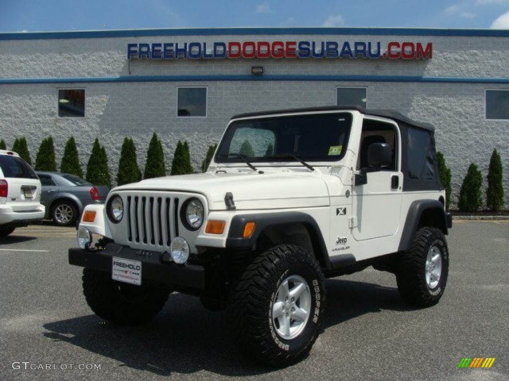 2006 Wrangler X 4x4 - Stone White / Dark Slate Gray photo #1