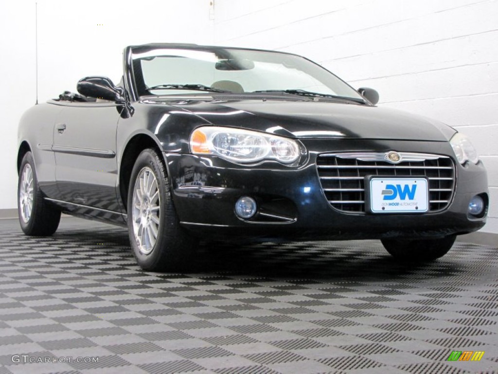 2006 Sebring Touring Convertible - Brilliant Black / Taupe photo #2