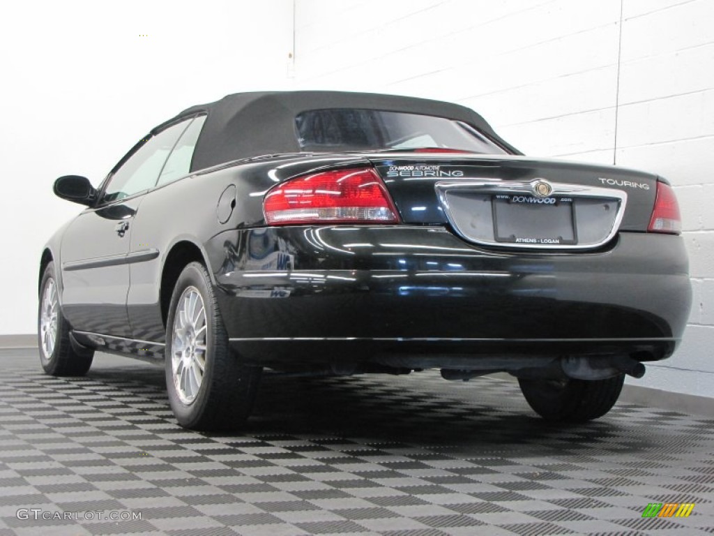 2006 Sebring Touring Convertible - Brilliant Black / Taupe photo #3