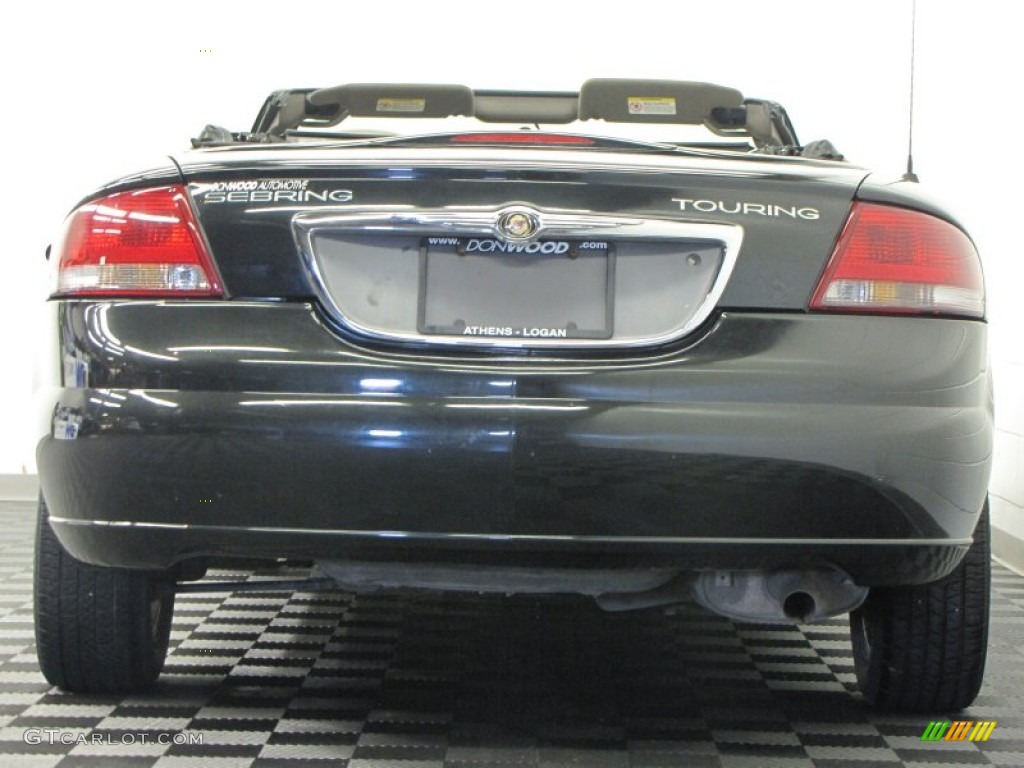 2006 Sebring Touring Convertible - Brilliant Black / Taupe photo #8