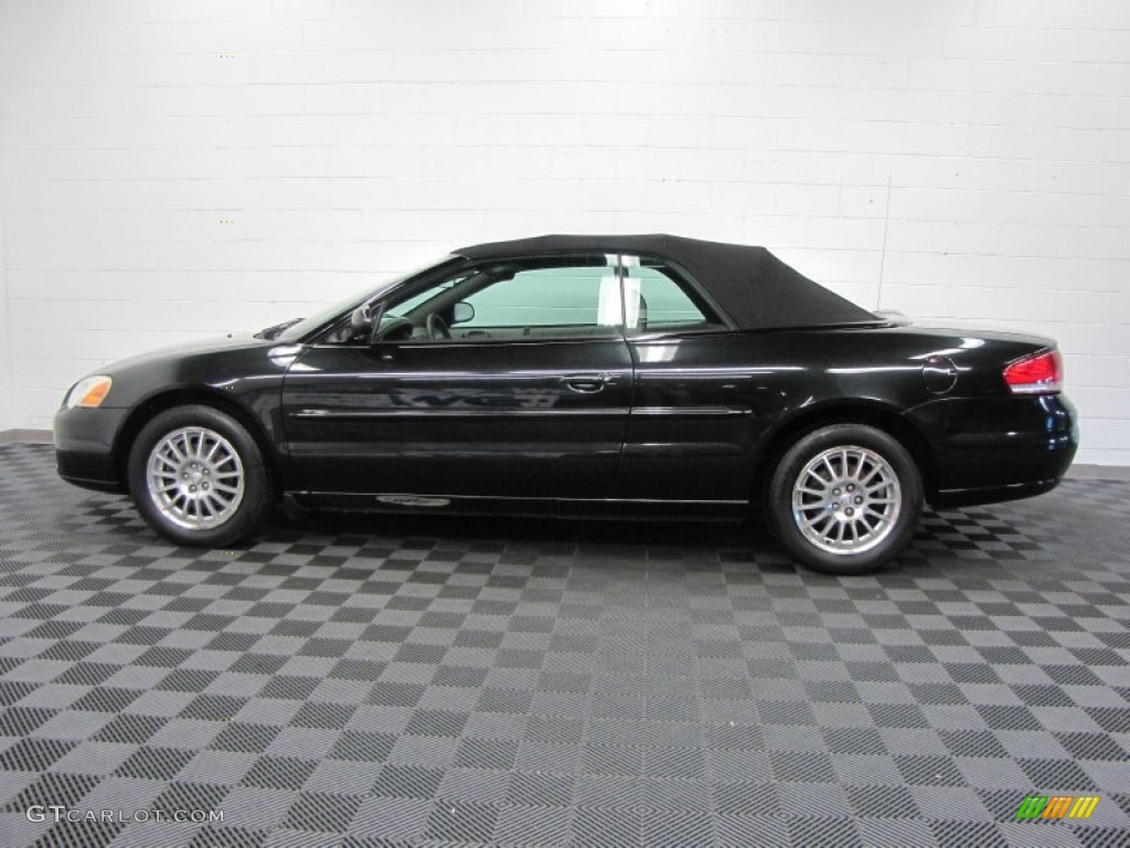 Brilliant Black 2006 Chrysler Sebring Touring Convertible Exterior Photo #68672044