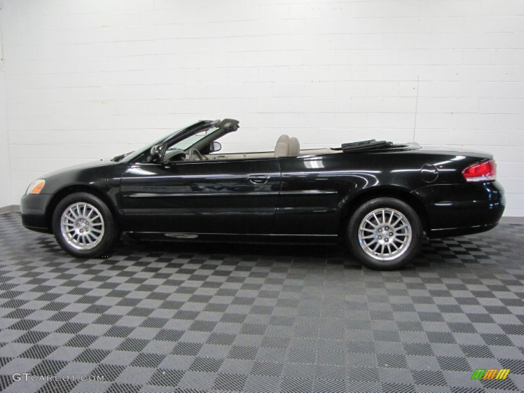 Brilliant Black 2006 Chrysler Sebring Touring Convertible Exterior Photo #68672053