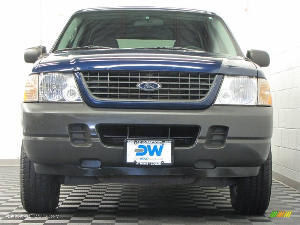 2004 Explorer XLS 4x4 - Dark Blue Pearl Metallic / Graphite photo #3