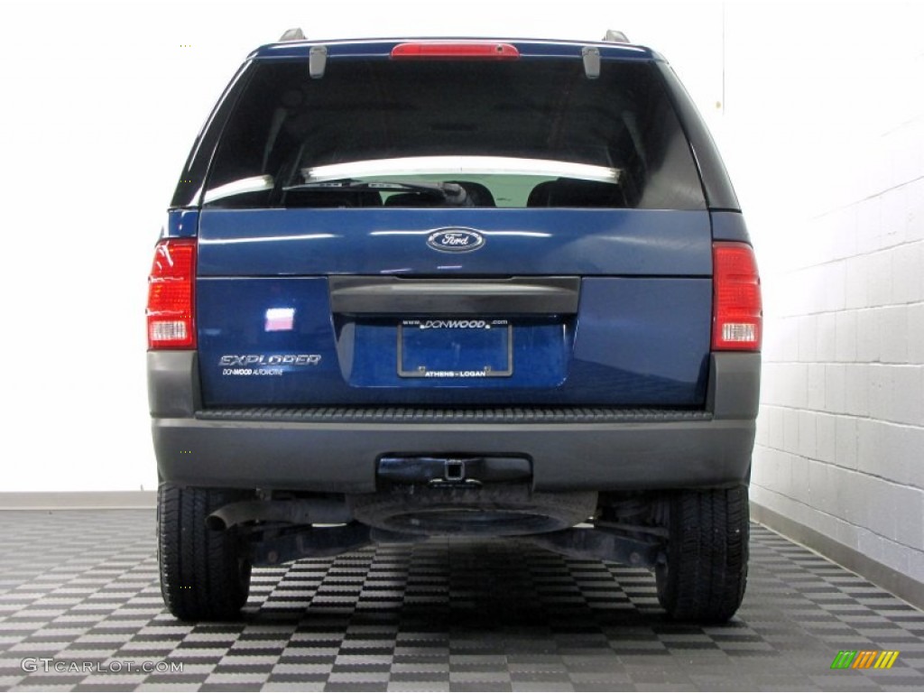 2004 Explorer XLS 4x4 - Dark Blue Pearl Metallic / Graphite photo #4
