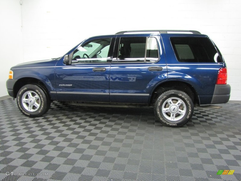 2004 Explorer XLS 4x4 - Dark Blue Pearl Metallic / Graphite photo #7