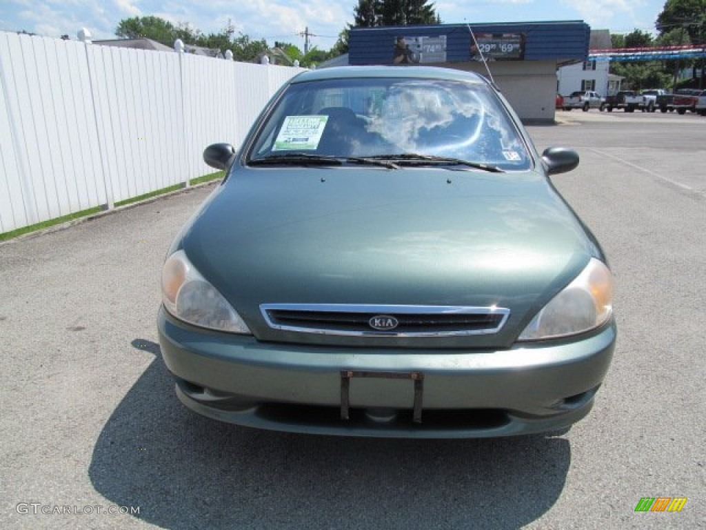 2001 Rio Sedan - Emerald Green / Gray photo #3