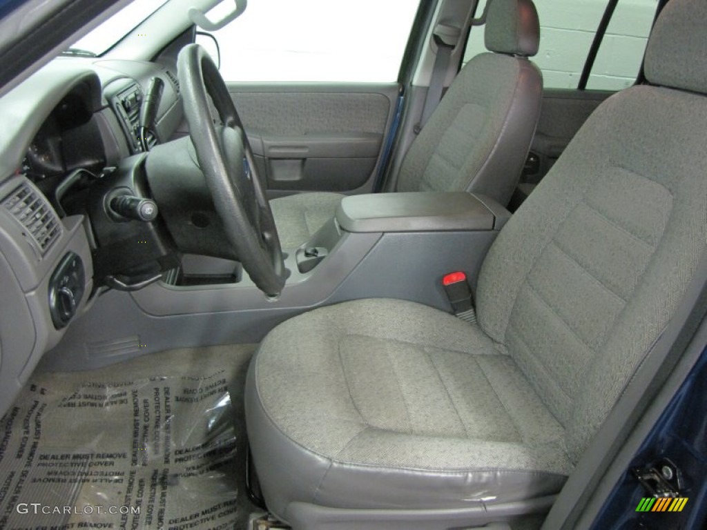2004 Explorer XLS 4x4 - Dark Blue Pearl Metallic / Graphite photo #10