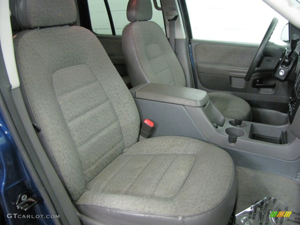 2004 Explorer XLS 4x4 - Dark Blue Pearl Metallic / Graphite photo #14