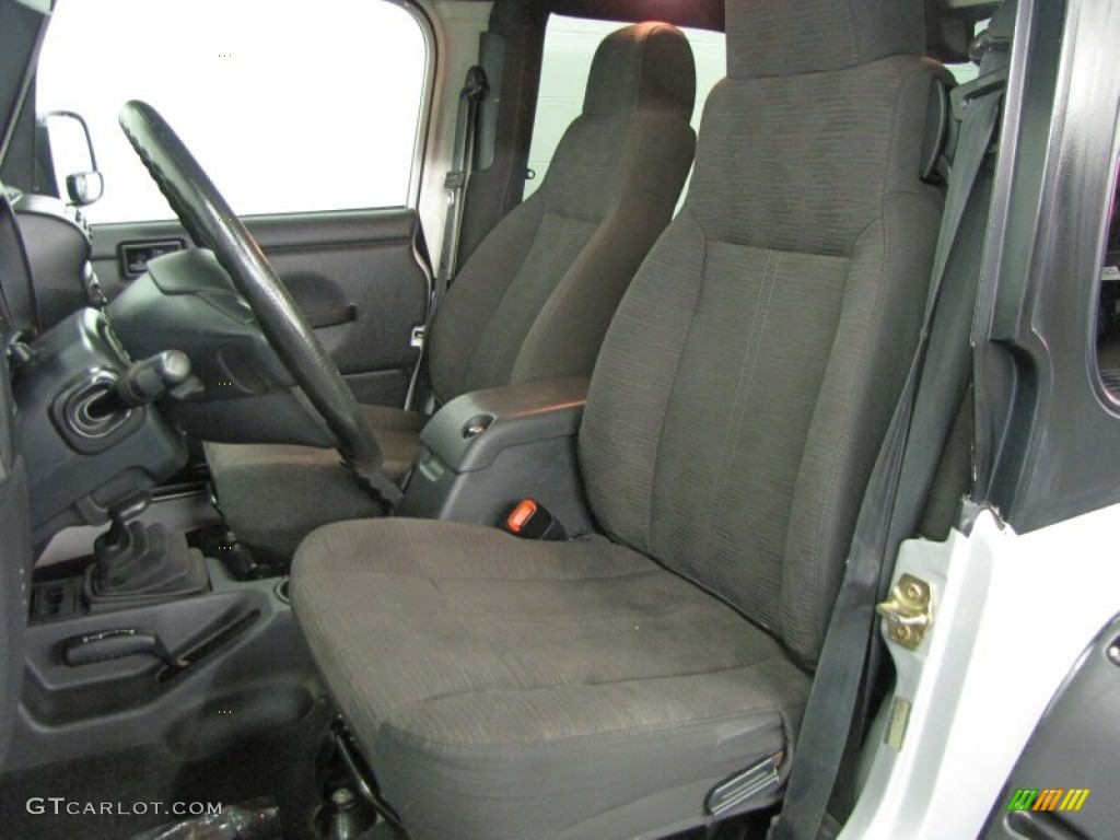 2004 Wrangler Sport 4x4 - Bright Silver Metallic / Dark Slate Gray photo #11