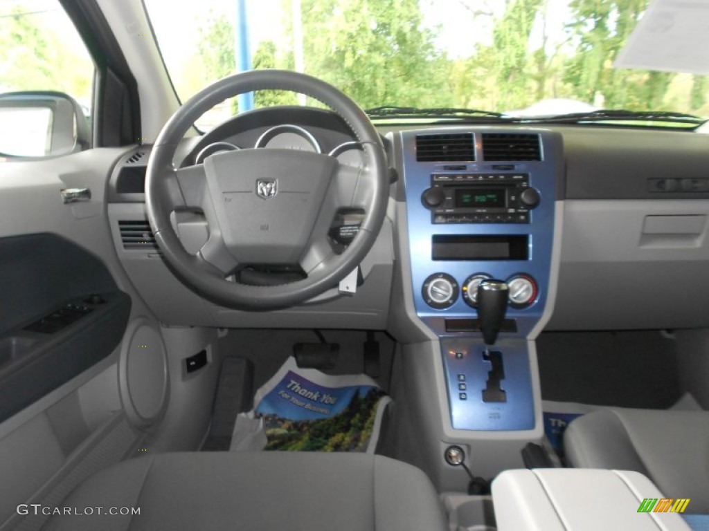 2007 Dodge Caliber R/T AWD Pastel Slate Gray/Blue Dashboard Photo #68673223