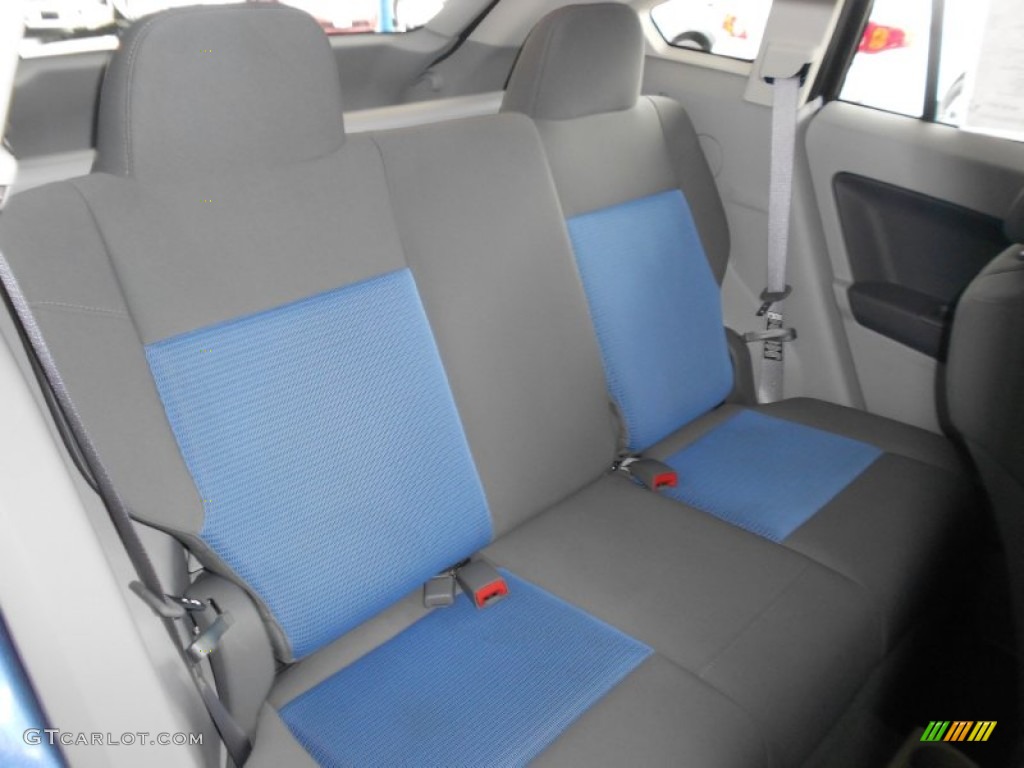 Pastel Slate Gray Blue Interior 2007 Dodge Caliber R T Awd