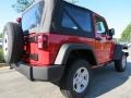 2012 Flame Red Jeep Wrangler Sport 4x4  photo #3