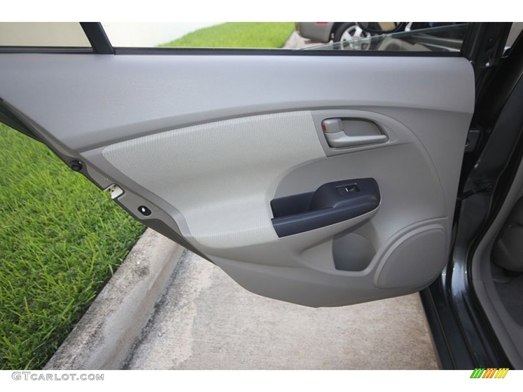 2010 Honda Insight Hybrid EX Gray Door Panel Photo #68673442
