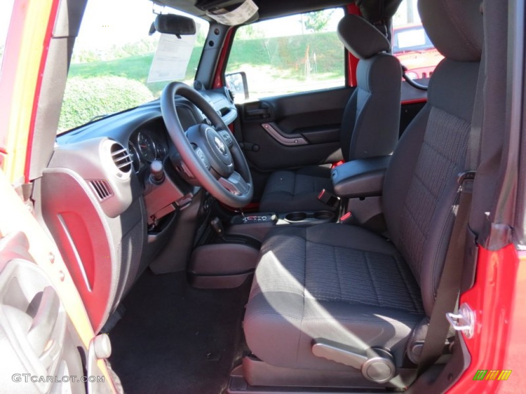 2012 Wrangler Sport 4x4 - Flame Red / Black photo #7