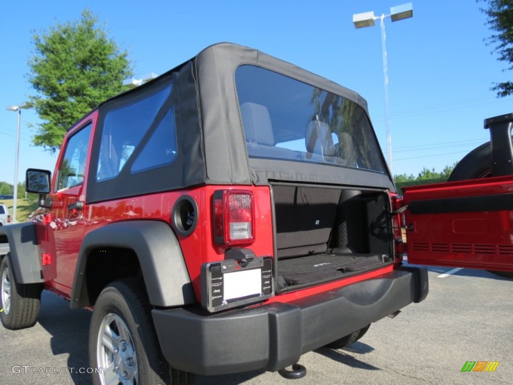 2012 Wrangler Sport 4x4 - Flame Red / Black photo #8