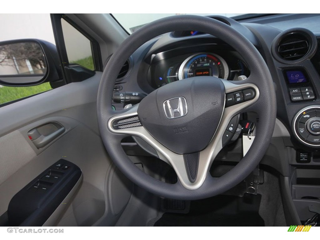 2010 Honda Insight Hybrid EX Gray Steering Wheel Photo #68673466