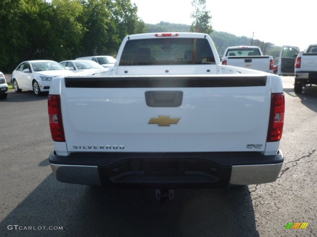 2013 Silverado 1500 Work Truck Extended Cab 4x4 - Summit White / Dark Titanium photo #6