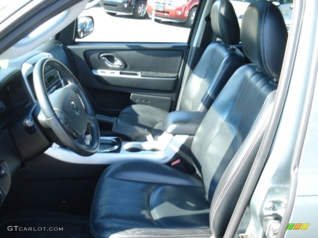 Black Interior 2007 Mercury Mariner Luxury 4WD Photo #68676073