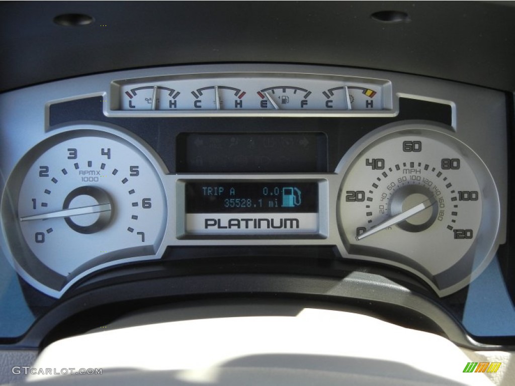 2010 Ford F150 Platinum SuperCrew 4x4 Gauges Photo #68676442